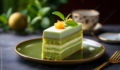 Matcha Butter Cake